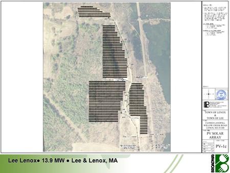 Lee Lenox● 13.9 MW ● Lee & Lenox, MA. GREEN POWER.