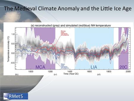 The Medieval Climate Anomaly and the Little Ice Age.