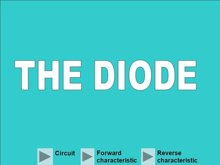 Circuit Forward characteristic Reverse characteristic.