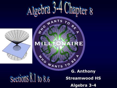 G. Anthony Streamwood HS Algebra 3-4 Find the midpoint of (-9, 1.7) and (-11,1.3). A.) (1, 1.5) B.) (-10, 3) C.) (-10, 1.5)D.) (1, 3) LW Extra help.