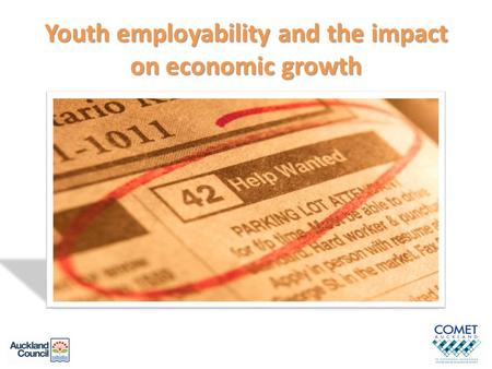 Youth employability and the impact on economic growth.