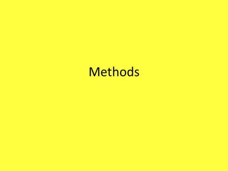 Methods. Scientific Method Theory – an explanation using a set of principles that organizes and predicts observations – it is backed by evidence – Example: