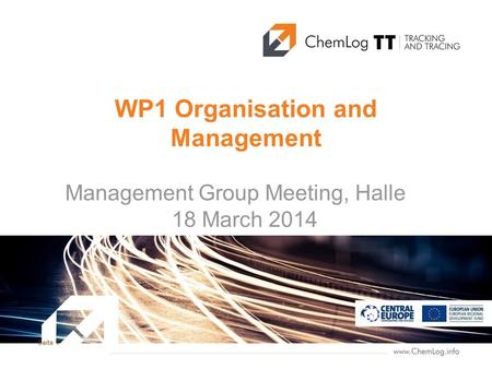 Seite 1 WP1 Organisation and Management Management Group Meeting, Halle 18 March 2014.