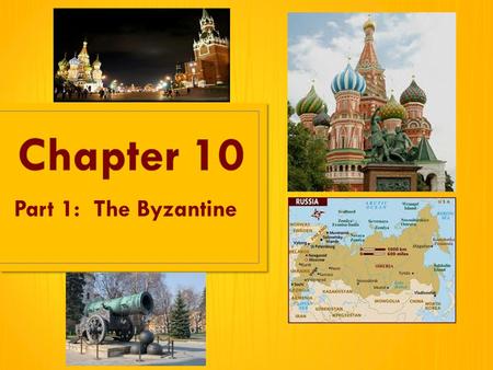 Part 1: The Byzantine. Fall of the Roman Empire was only half a fall Eastern Rome fought off invaders and called themselves the Byzantine Empire Made.