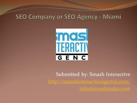 SEO Company or SEO Agency