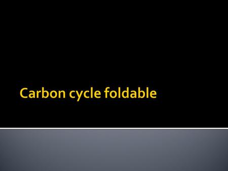  · Plants take in CO2, sunlight, and water to make food (photosynthesis). This carbon is used for energy. Some is stored for growth.  · Animals get.