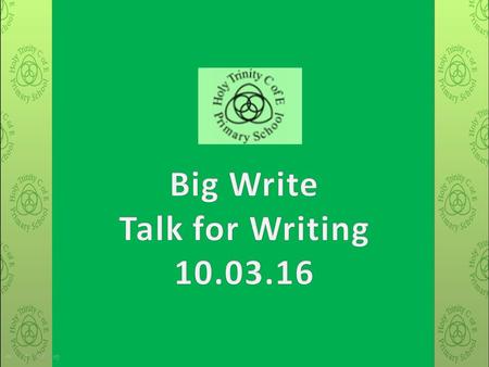 Importance of Talking with your children – constantly building and extending their early vocabulary. “If you want to create a generation of great writers.