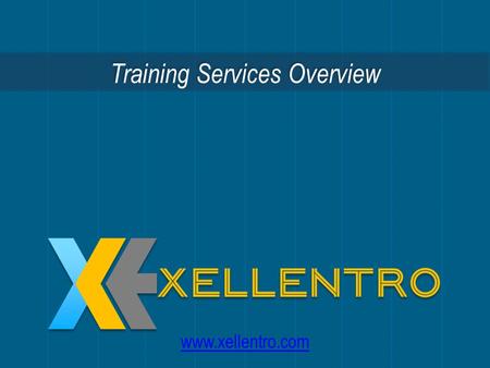 Training Services Overview  An emerging global provider of project, program and portfolio management consulting and training services.