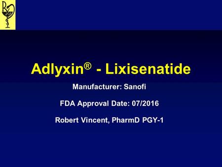 Adlyxin® - Lixisenatide