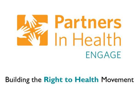 Building the Right to Health Movement. This year’s campaign.