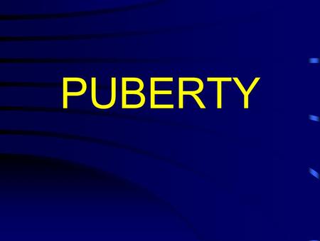 PUBERTY PUBERTY can be defined as “the ___________, social and ____________changes of ___________”. It changes ______and ______from physical immaturity.