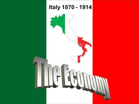 Italy The North Rich More industry Contained commercial farms.