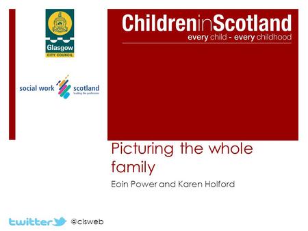 @cisweb Picturing the whole family Eoin Power and Karen Holford.