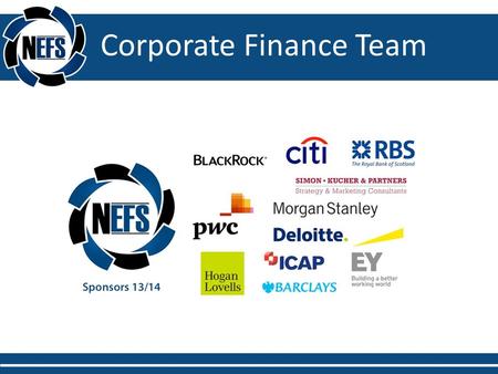 Corporate Finance Team. Companies raise money Fixed Assets/Working Capital Two types of money – debt and equity Venture Capitalists Private Equity and.