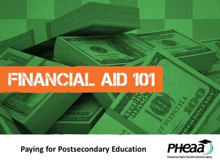 Paying for Postsecondary Education. What Is Financial Aid? Financial aid consists of funds provided to students and families to help pay for postsecondary.