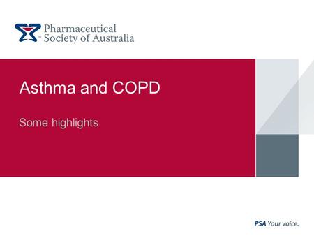 Asthma and COPD Some highlights. How the lungs work 2.