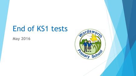 End of KS1 tests May Test week will be: The second to last week of May th – 20 th May It is vital that children are in school for the whole.