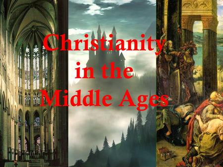 Christianity in the Middle Ages. christianity Without an emperor to follow, Jesus essentially became the leader of Europe. Monasteries popped up all over.