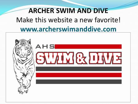 ARCHER SWIM AND DIVE Make this website a new favorite!