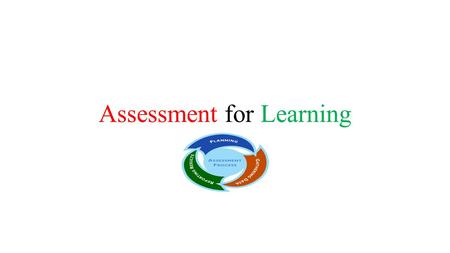 Assessment for Learning. Key Strategies: Strategy #1: Clarifying, understanding and sharing learning intentions…(show examples of work with different.