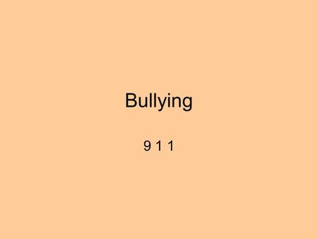 Bullying Bullying Based on a 2020 survey of 5,083 8 th and 9 th grade students in our district: Percent responded that “students know and understand.