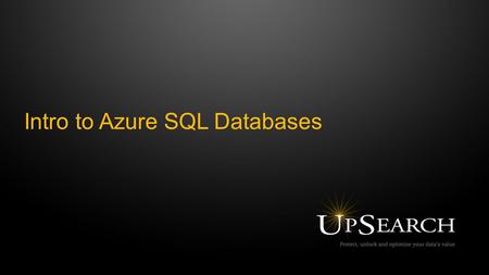 Intro to Azure SQL Databases. 2 Mike Fal Agenda What is Azure SQL Database? Pieces and Parts Using the Database 3.