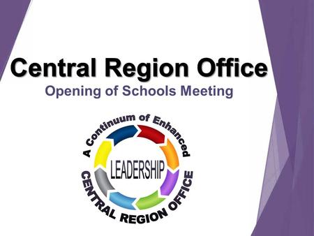 Dr. Albert Payne Region Superintendent Administrative Directors Administrative Directors Area of Responsibility Dr. Jacques Bentolila Dr. Jacques Bentolila.