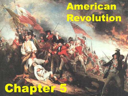 American Revolution Chapter 5. 2 nd Continental Congress Divided between different groups.