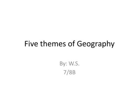 Five themes of Geography By: W.S. 7/8B. Location Honduras.