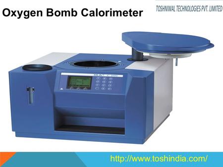 Oxygen Bomb Calorimeter.