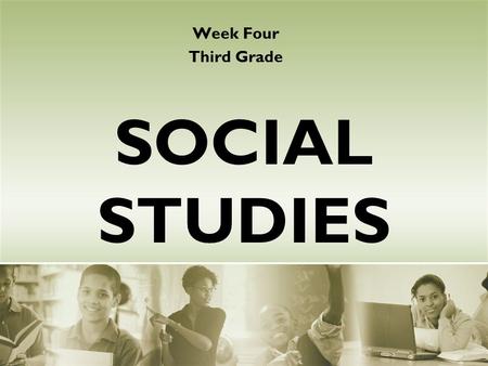 SOCIAL STUDIES Week Four Third Grade. During the antebellum period of SC history, which social class of people were the wealthy, planter aristocracy who.