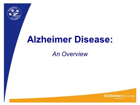 Alzheimer Disease: An Overview. What is Dementia? Dementia is a set of symptoms, which includes loss of memory, understanding, and judgment.