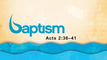 Acts 2:36–41. Acts 2:36–41 (ESV) “Let all the house of Israel therefore know for certain that God has made him both Lord and Christ, this Jesus whom you.