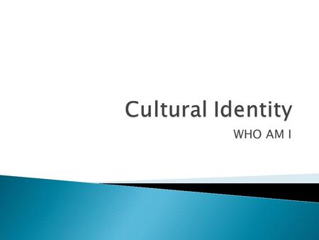 WHO AM I. Main Identity is White or Caucasian My nationality or is German-Russian, Bavarian and Norwegian My great grandparents came from West Germany,