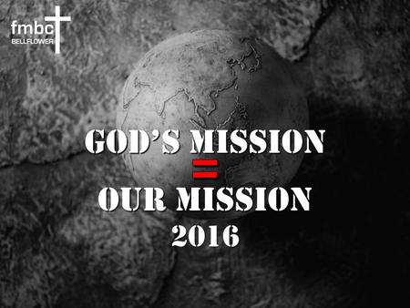 God’s Mission Our Mission At Your Name Tim Hughes | Phil Wickham.