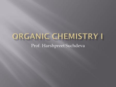 Prof. Harshpreet Suchdeva. Professor’s contact information: Mrs. Harshpreet Suchdeva