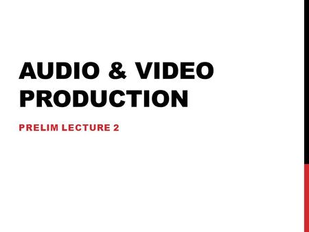 AUDIO & VIDEO PRODUCTION PRELIM LECTURE 2. ADOBE PREMIERE TOOLS PANEL (TOOLBOX) Toolbox The toolbox contains common tools used for editing clips in the.