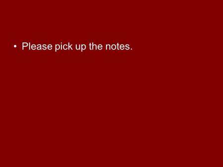 Please pick up the notes.. Ecosystem Recycling You have 10 minutes from the tardy bell to complete your food web so please get started. Pick up a copy.