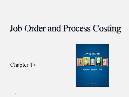 Job Order and Process Costing