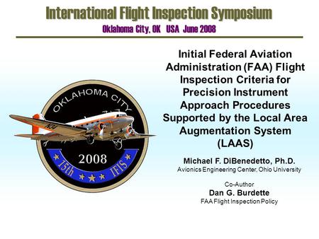 International Flight Inspection Symposium