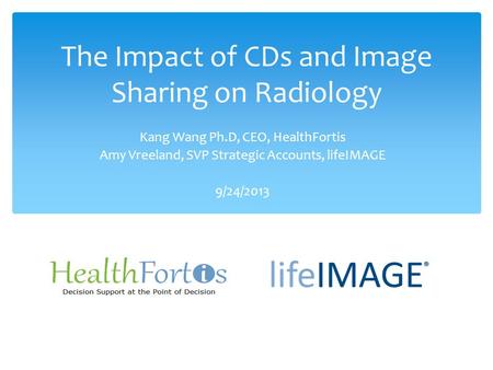 The Impact of CDs and Image Sharing on Radiology