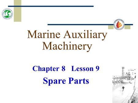 Marine Auxiliary Machinery