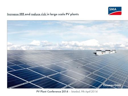 Solar PV as an Investment Grade Asset