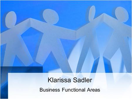 Business Functional Areas