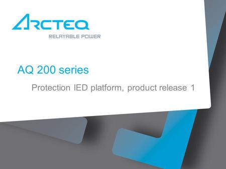 Protection IED platform, product release 1