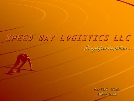 SPEED WAY LOGISTICS LLC