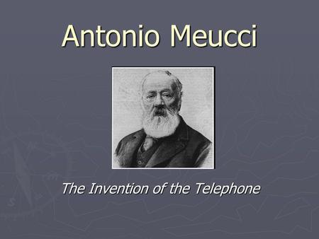 The Invention of the Telephone