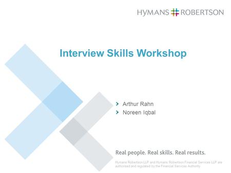 Interview Skills Workshop