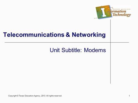 Telecommunications & Networking