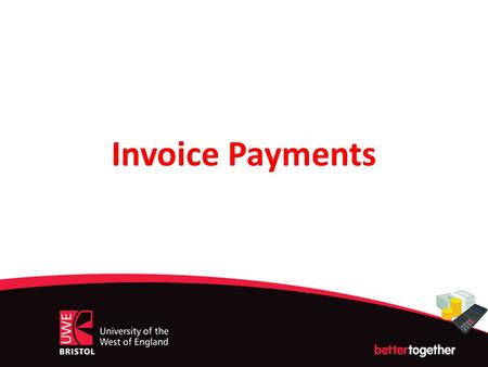 Invoice Payments.